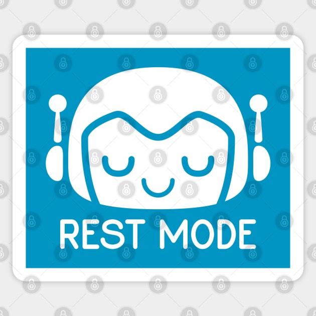 Rest Mode Robot Sticker by hya_bm